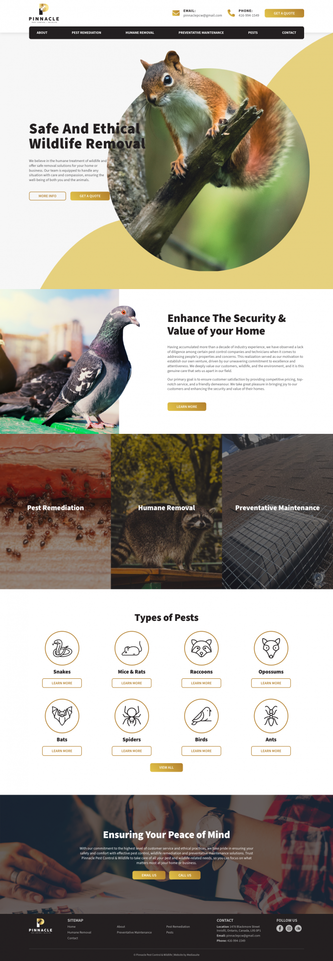 Pinnacle Pest Control & Wildlife