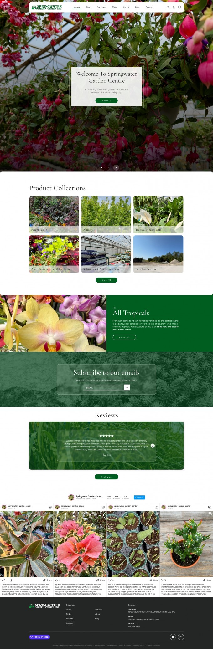 Springwater Garden Center