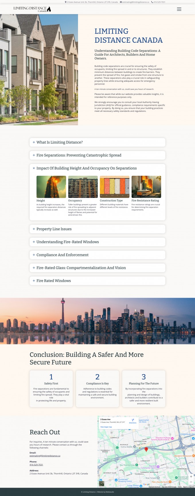 Limiting Distance Canada