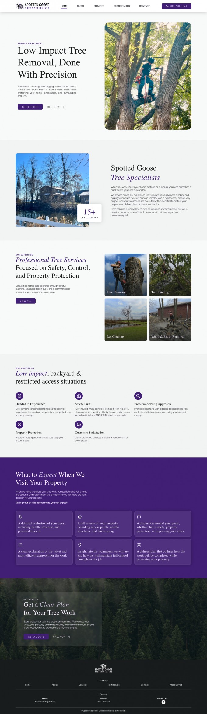 Spotted Goose Tree Specialists