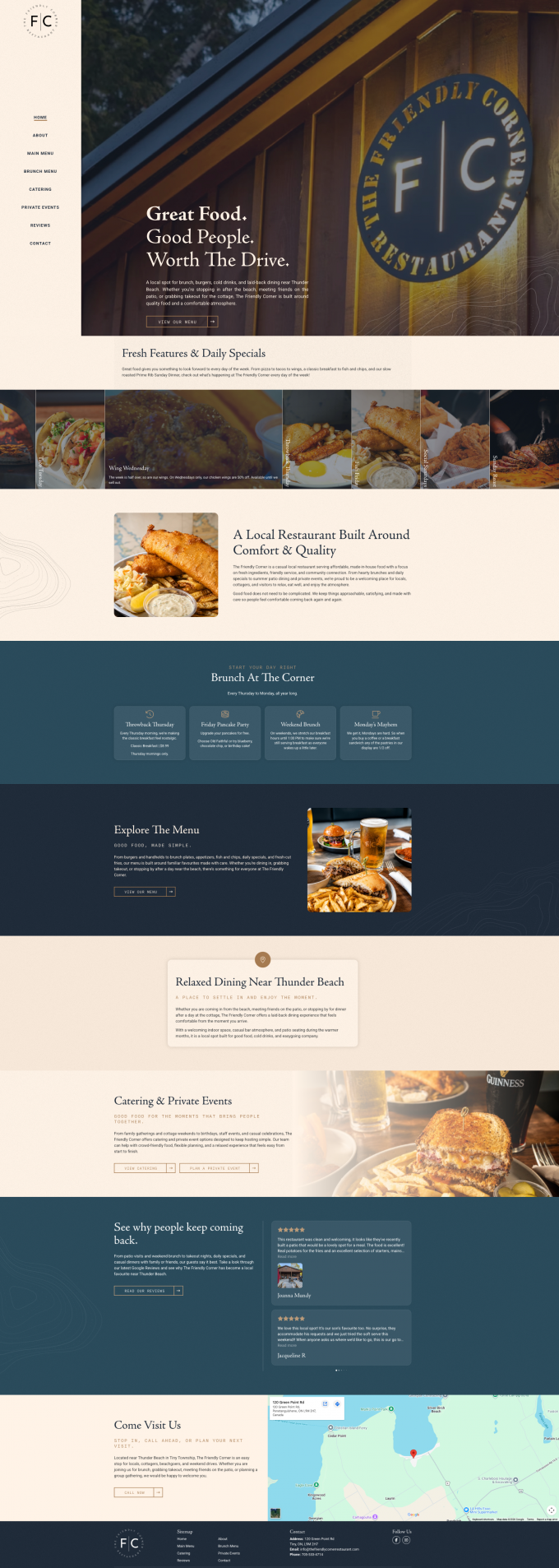 The Friendly Corner Restaurant